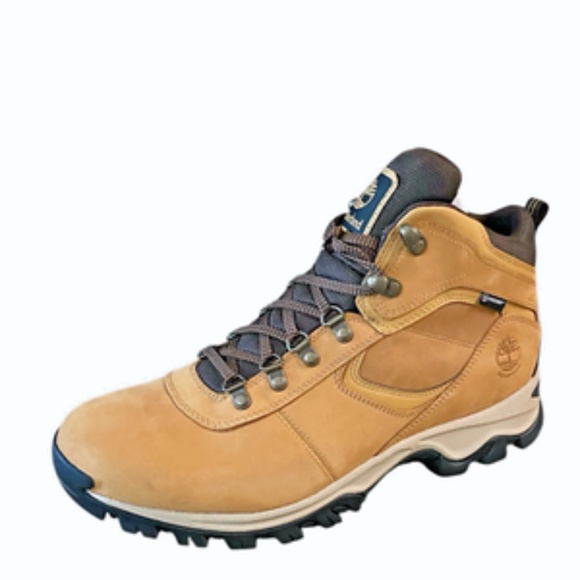 Timberland Mens Mt. Maddsen Mid Waterproof Hiking Boot Size 11.5 Chestnut - Picture 1 of 9